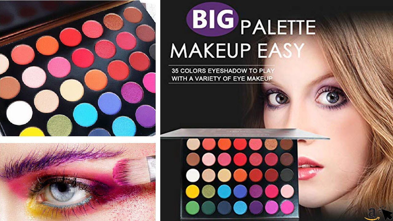35 Color Studio Lidschatten Palette Makeup Palette, Perfekt Untereinander Kombinierbare Farbnuancen, Matt, Leuchtende und Schimmernde Texturen, Für Verführerische Augen