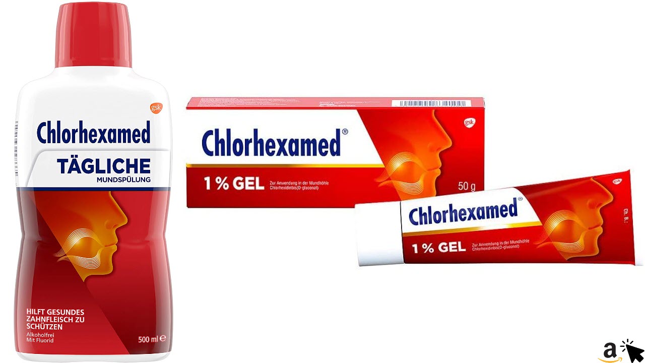 Chlorhexamed Tägliche Mundspülung, zur täglichen Pflege Ihres Zahnfleisches, mit Chlorhexidin & Gel