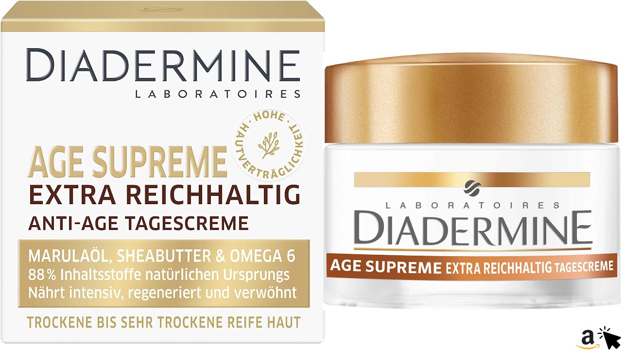 Diadermine Age Supreme Tagespflege, Extra Reichhaltig Tagescreme, 50 Milliliter