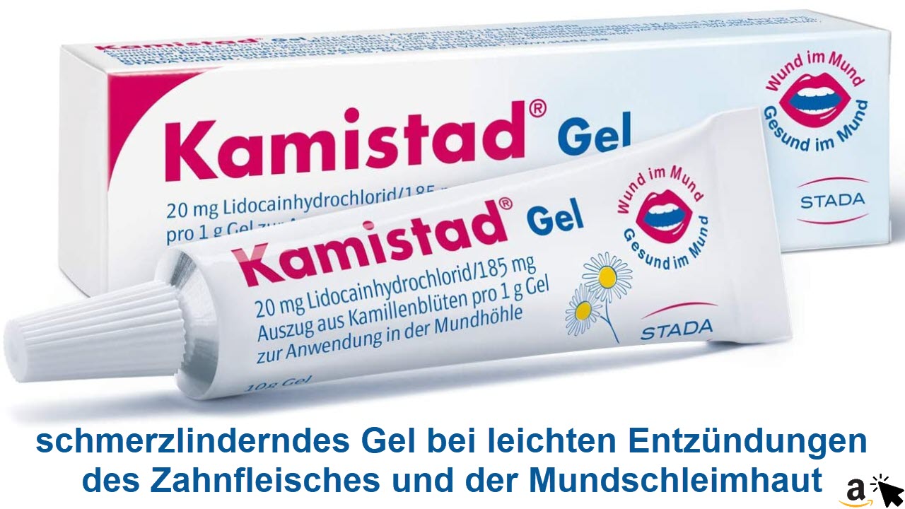 Kamistad Gel - hemmt Entzündungen, fördert die Heilung für Zahnfleisch & Mundschleimhaut