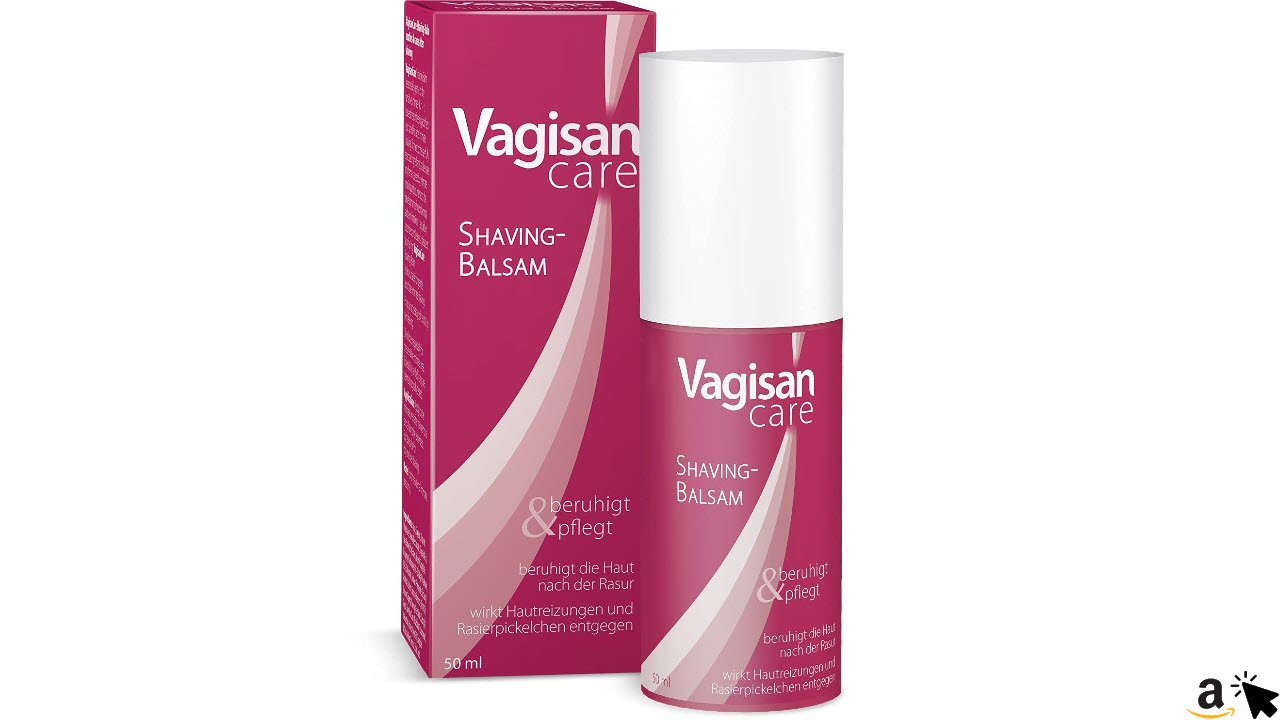 VagisanCare Shaving-Balsam, Gegen Hautreizungen und Rasierpickel, Beruhigt und pflegt die Haut nach der Rasur