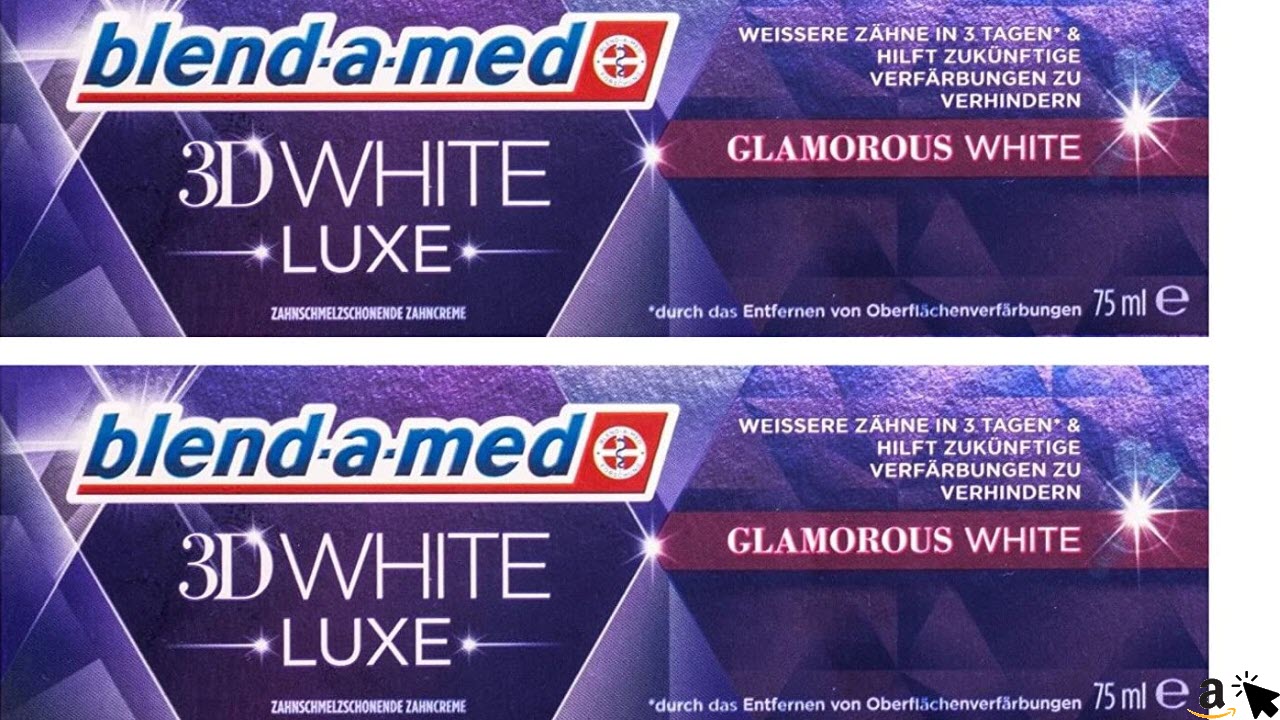 blend-a-med 3DWhite Luxe Glamorous WHITE Zahnpasta 75 ml